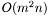 $ O(m^2 n) $